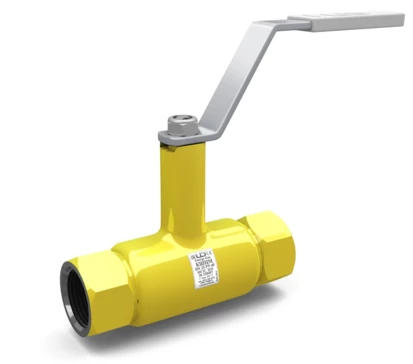 Кран шаровый резьбовой LD КШЦМ Gas 015.040.Н/П.02. стальной ст 20 Ду15 Ру40 МПа в Барнауле