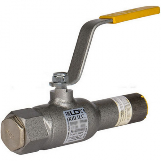 Кран шаровый LD КШЦС Gas 020.040.Н/П.02. стальной ст.20 Ду20 Ру4,0МПа в Барнауле